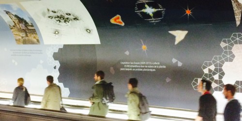 Le plancton s'affiche dans le métro parisien